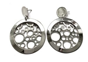 Silver Drop Earrings - OA578