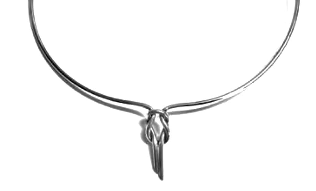 Silver Choker Necklaces - G972