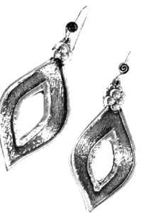 Silver Drop Earrings - PPA342