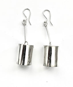 Silver Drop Earrings - AH881