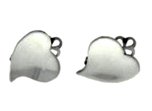 Silver Clip Earrings - FAA777