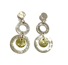 Load image into Gallery viewer, Silver &amp; Brass Drops - A2185
