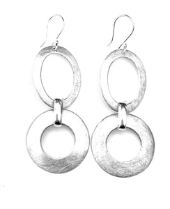 Silver Drop Earrings - PPA512