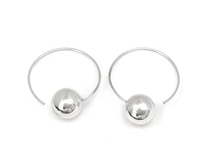 Silver Drop Earrings - FAA533