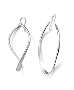 Silver Drop Earrings - A3160