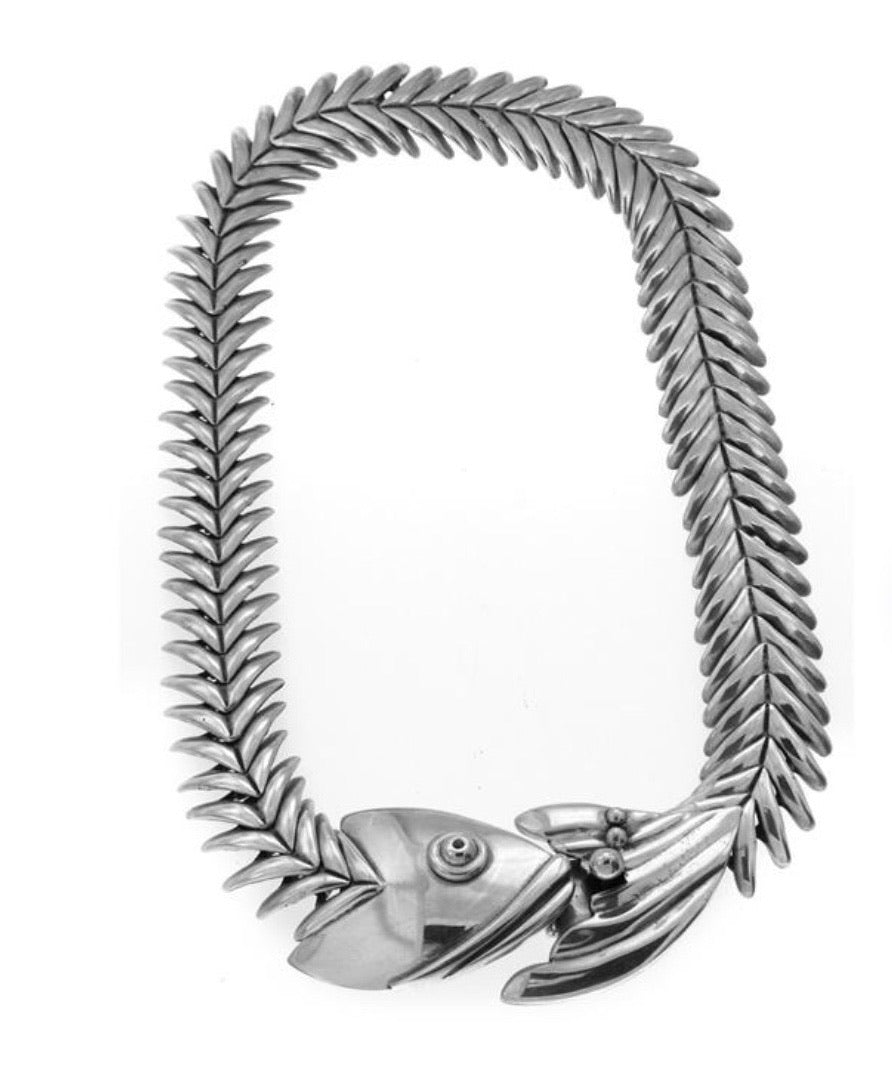 Silver Necklace - HUC748