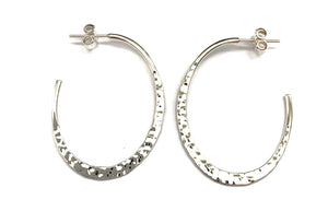 Silver Hoop Earrings - PPA409