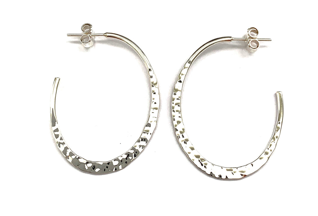 Silver Hoop Earrings - PPA409