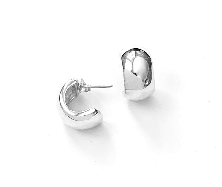 Silver Stud Earrings - A610