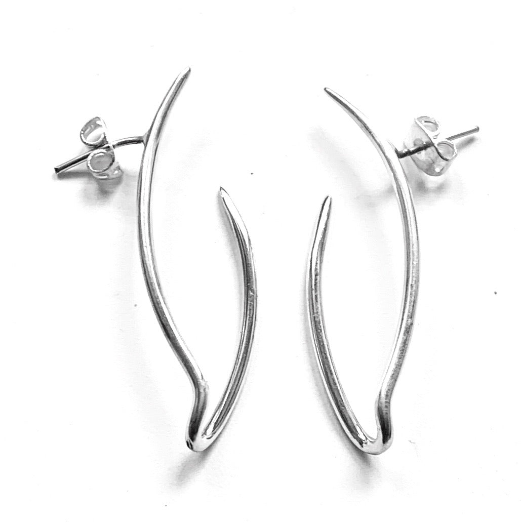 Silver Drop Earrings - PPA328
