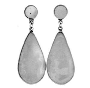 Silver Drop Earrings - OA426
