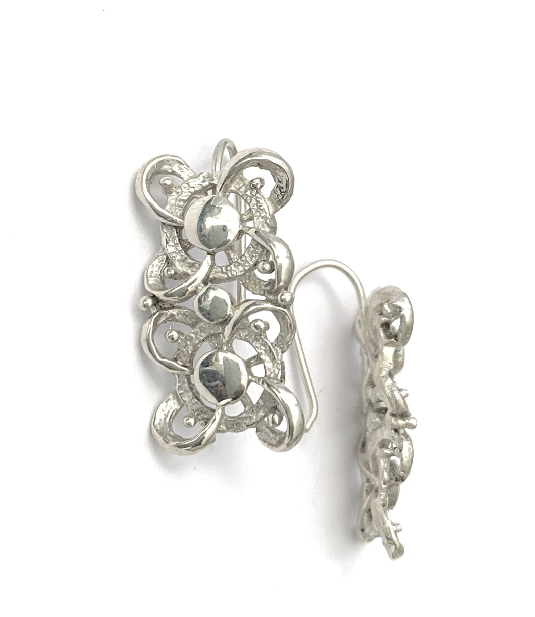 Silver Drop Earrings - OKA6034