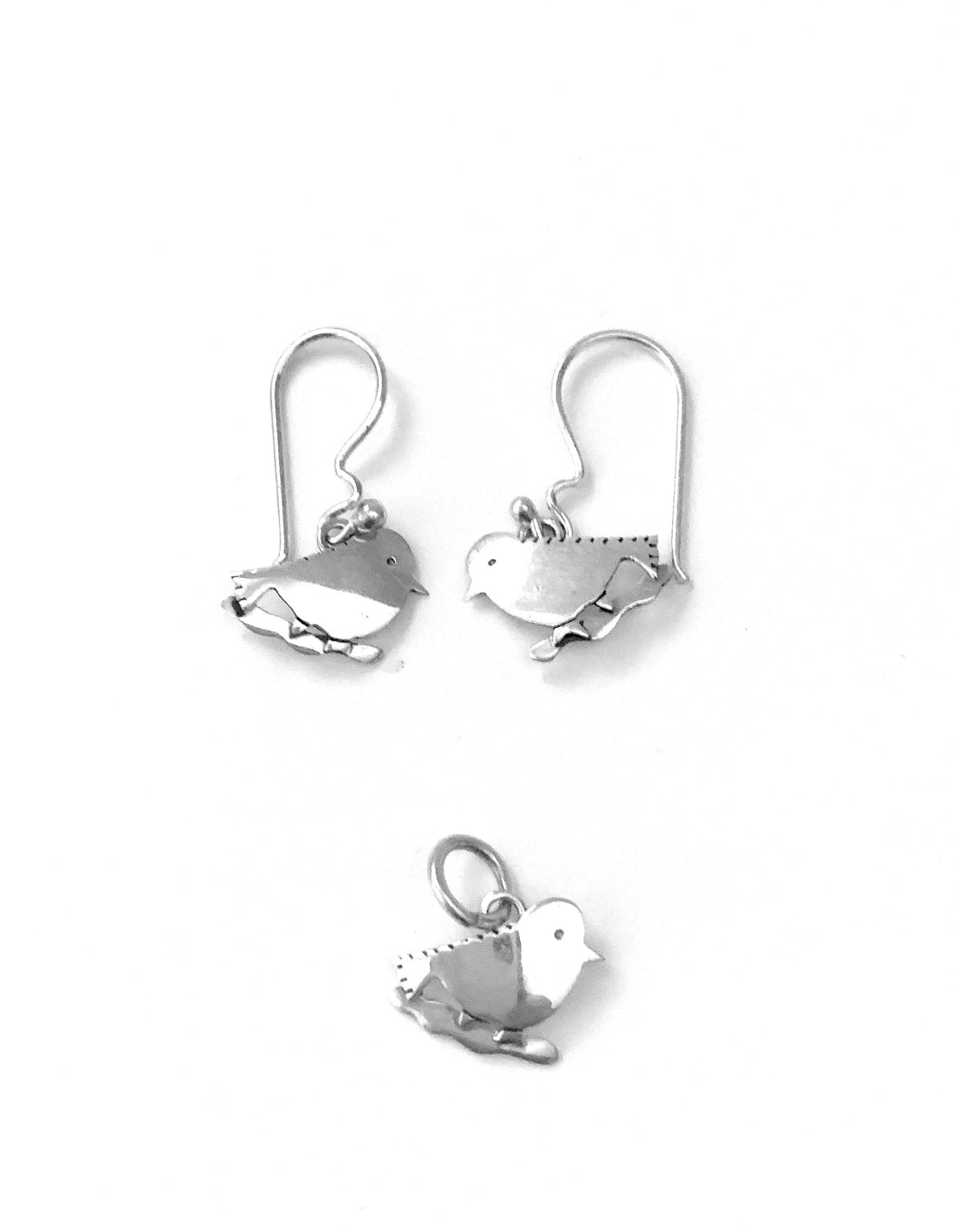 Silver Drop Earrings - A5341