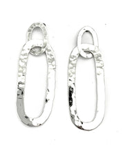 Load image into Gallery viewer, Silver Drop Earrings - A6391
