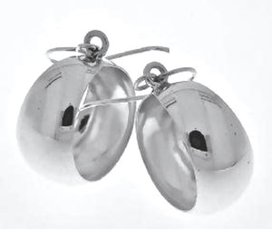 Silver Hoop Earrings - A5433