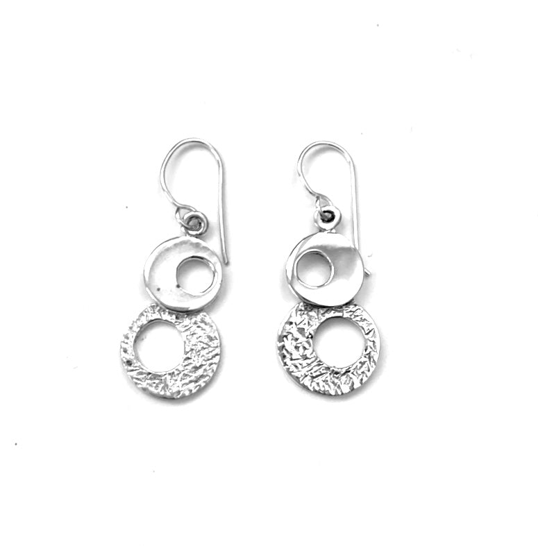 Silver Drop Earrings - A5325