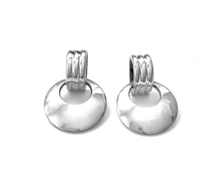 Silver Drop Earrings - A277