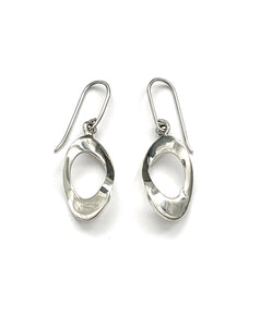 Silver Drop Earrings - A3189