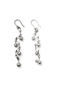Silver Drop Earrings - FAA656