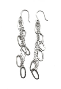 Silver Drop Earrings - A3117