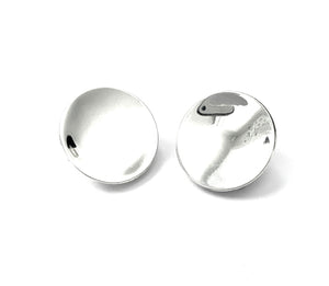 Silver Clip Earrings - FAA665