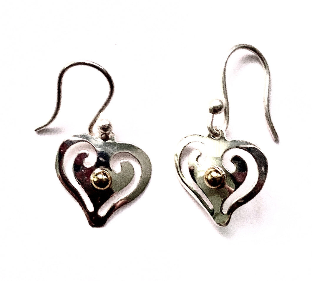 Silver Drop Earrings - A7033