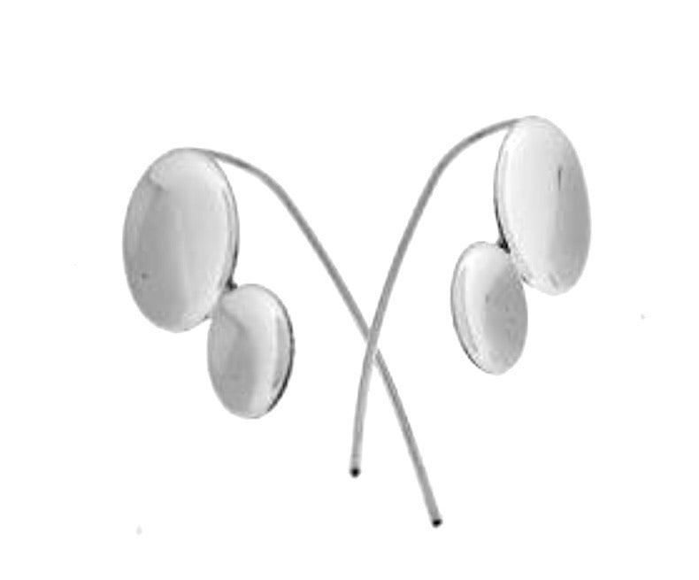 Silver Drop Earrings - A5296