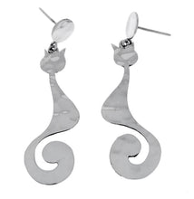 Load image into Gallery viewer, Silver Drop Earrings - A9063

