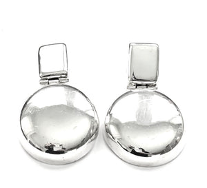 Silver Clip Earrings - OA572