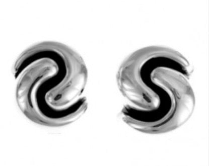 Silver Clip Earrings - A5100