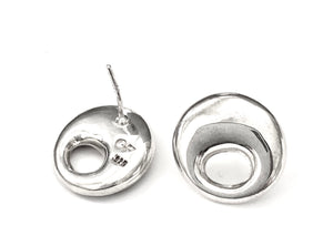Silver Stud Earrings - A8011