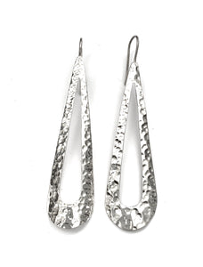 Silver Drop Earrings - FAA498