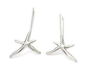 Silver Drop Earrings - A6262