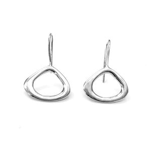 Silver Drop Earrings - A6217