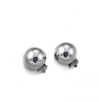 Silver Clip Earrings - A669