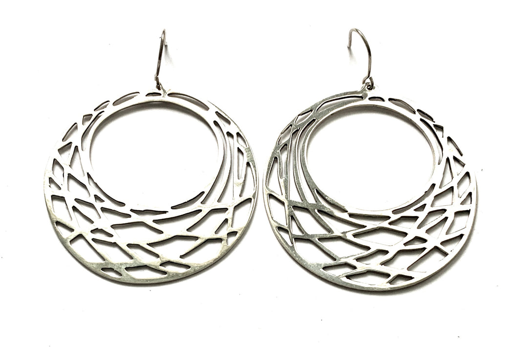 Silver Drop Earrings - OA575