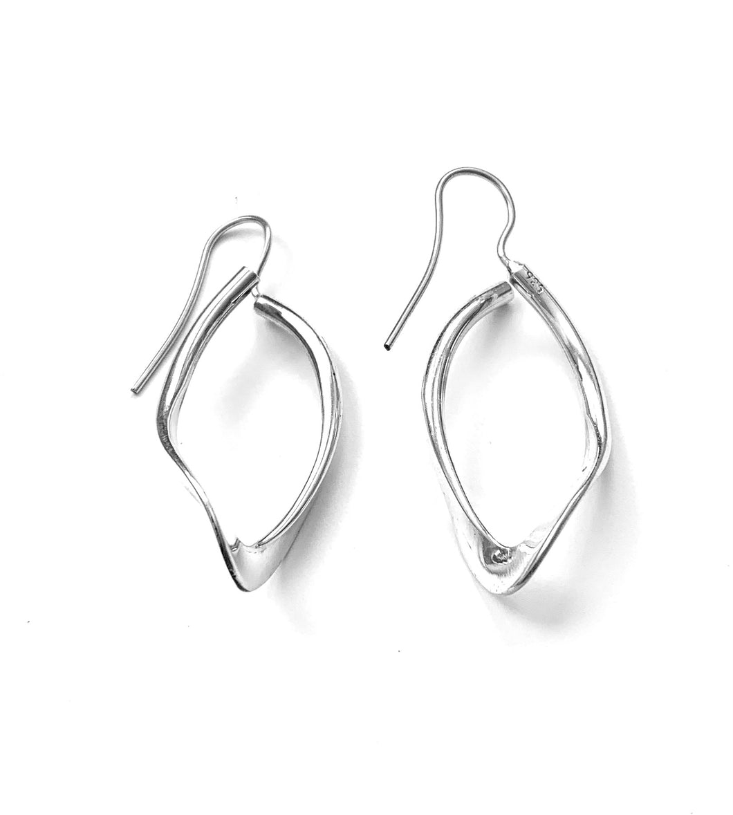 Silver Drop Earrings - A3150