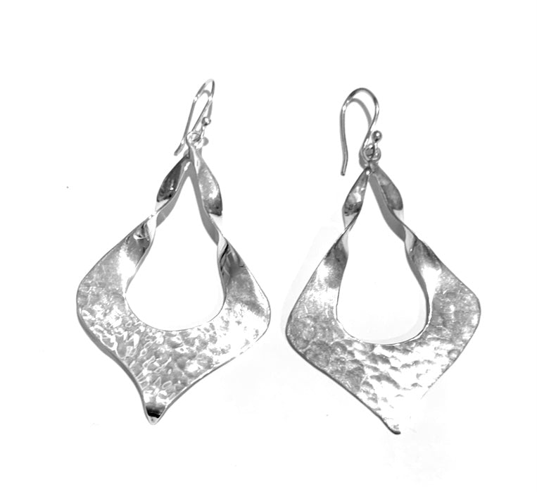 Silver Drop Earrings - A6209