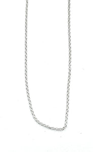 Silver Chain Necklaces - C413