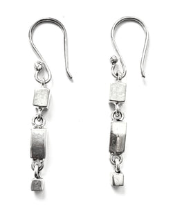 Silver Drop Earrings - PPA133