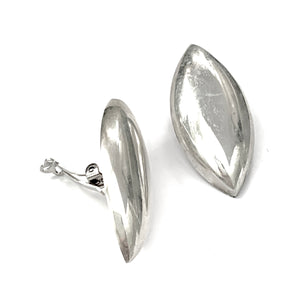 Silver Clip Earrings - OKA610
