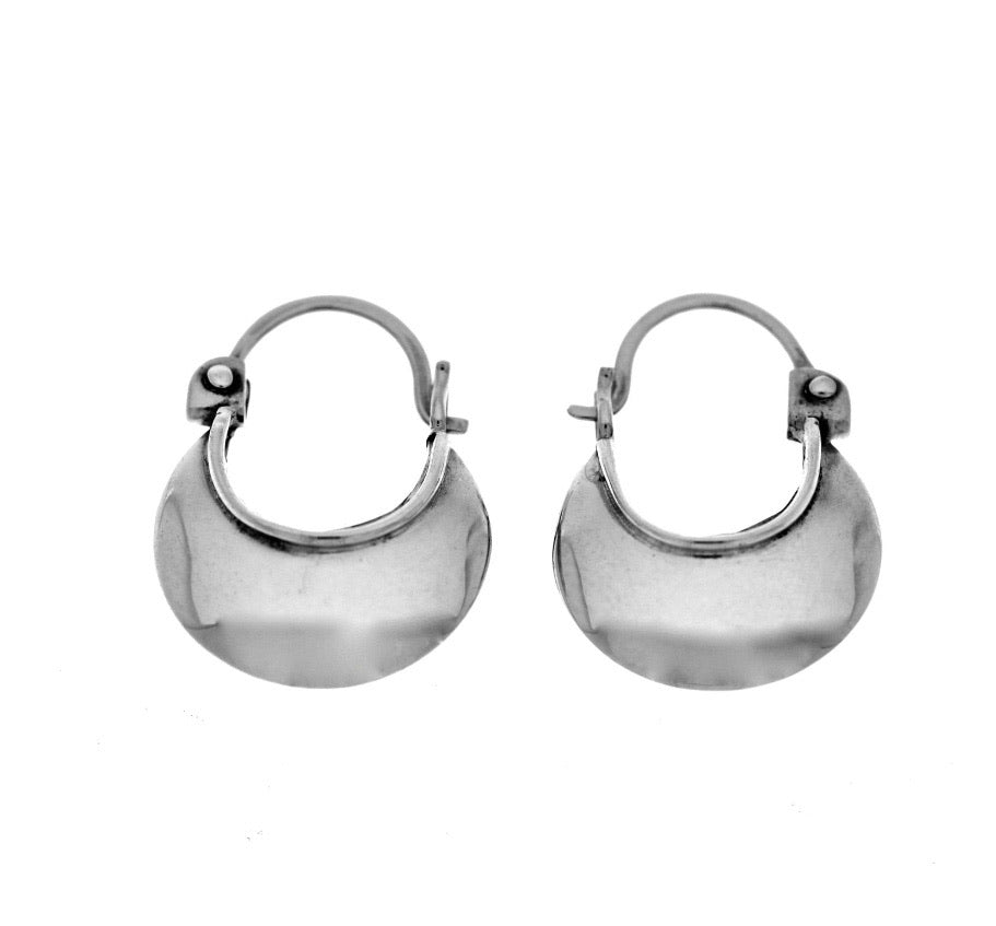 Silver Hoop Earrings - A9057