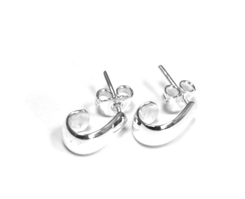 Silver Hoop Earrings - A6300