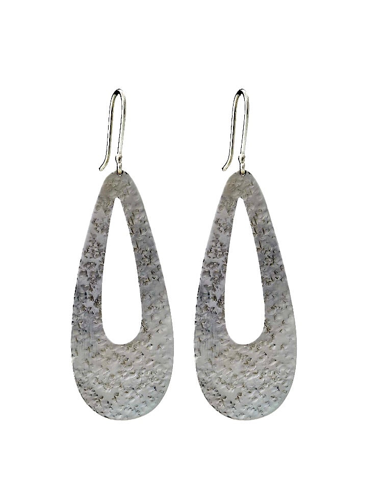 Silver Drop Earrings - WA301