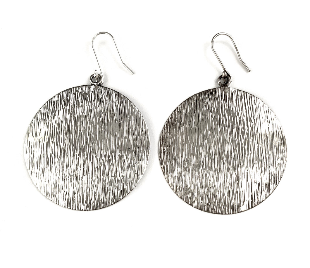 Silver Drop Earrings - FAA416