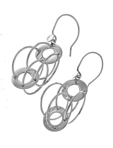 Silver Drop Earrings - A9118