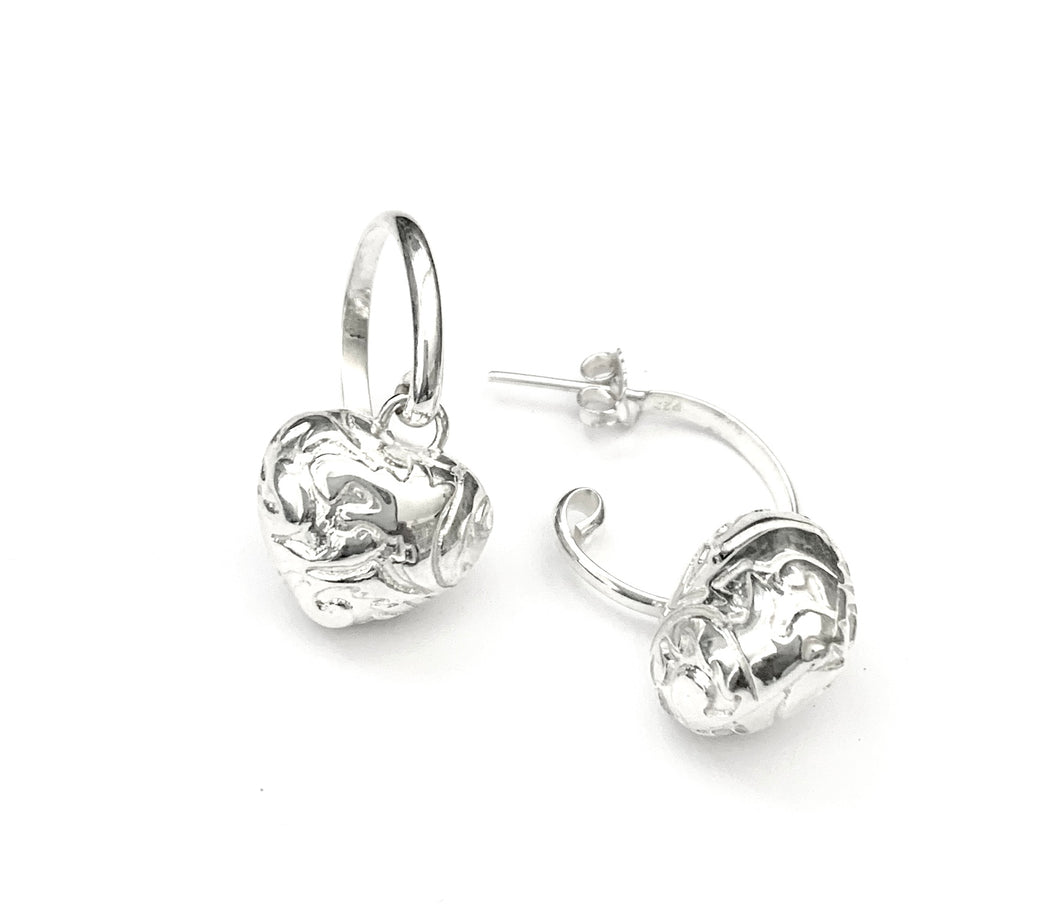 Silver Drop Earrings - A6144
