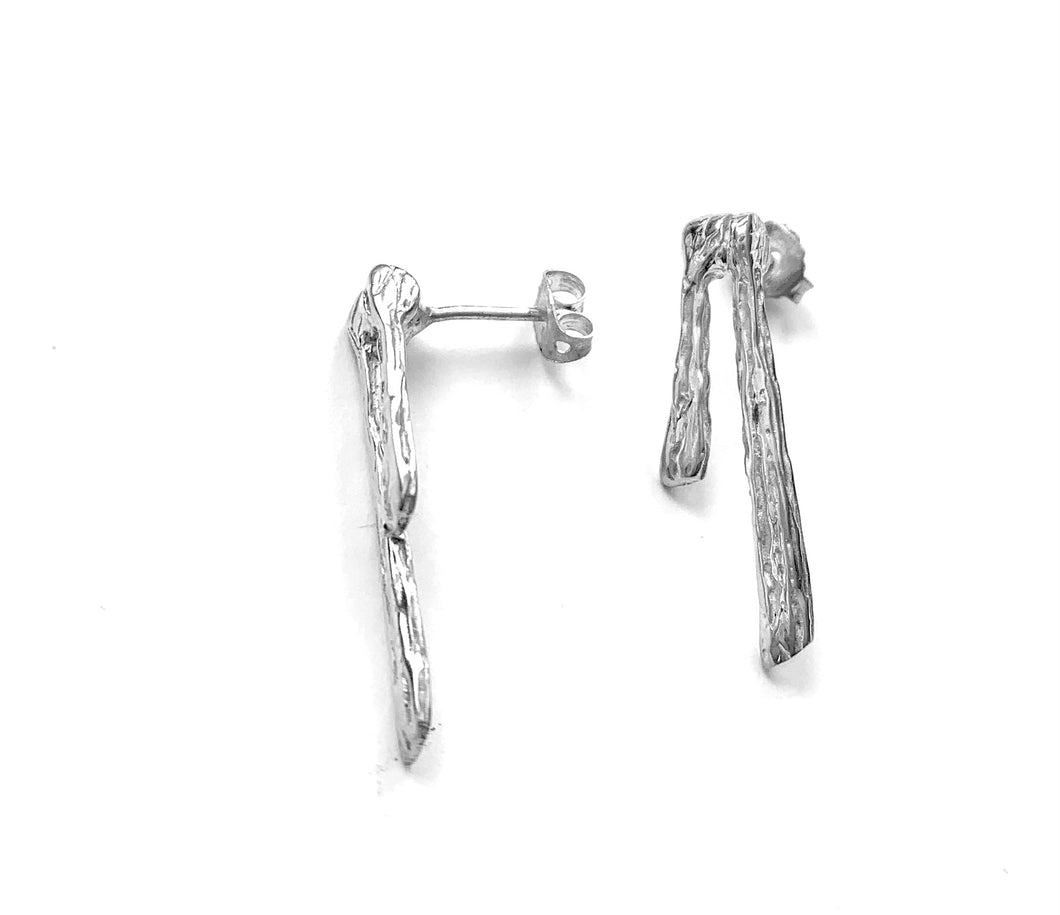 Silver Stud Earrings - A657