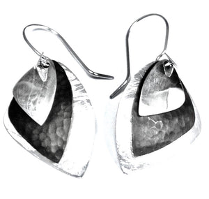 Silver Drop Earrings - A9060