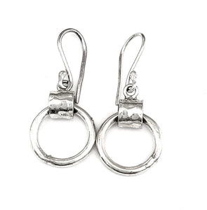 Silver Drop Earrings - PPA449